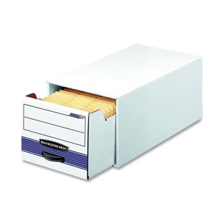 Stor/drawer Basic Space-Savings Storage Drawers, Legal Files, 16.75 X 19.5 X 11.5, White/blue
